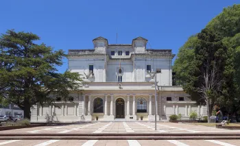 Municipal Palace of Colonia, rear facade (north elevation)