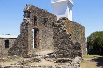 Ruins of the Convent of San Francisco Javier, northwest elevation