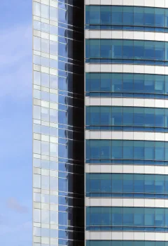 Telecommunications Tower (Antel Tower), facade detail